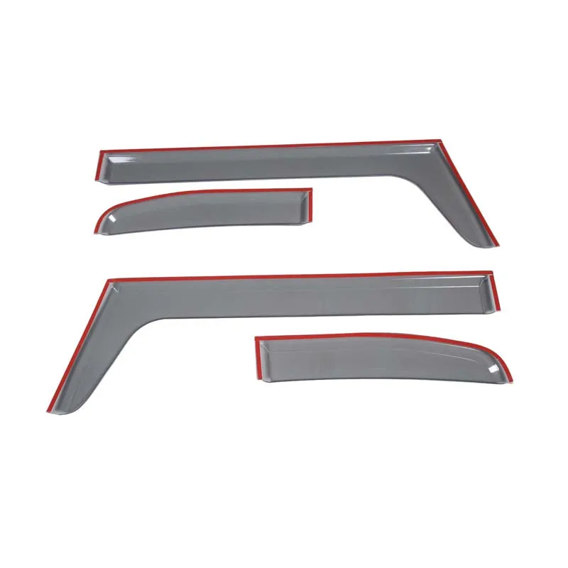 ABS الخارجي قناع تنفيس ظلال نافذة الشمس المطر الحرس منحرف لتويوتا FJ كروزر 2007-2021 اكسسوارات السيارات #4