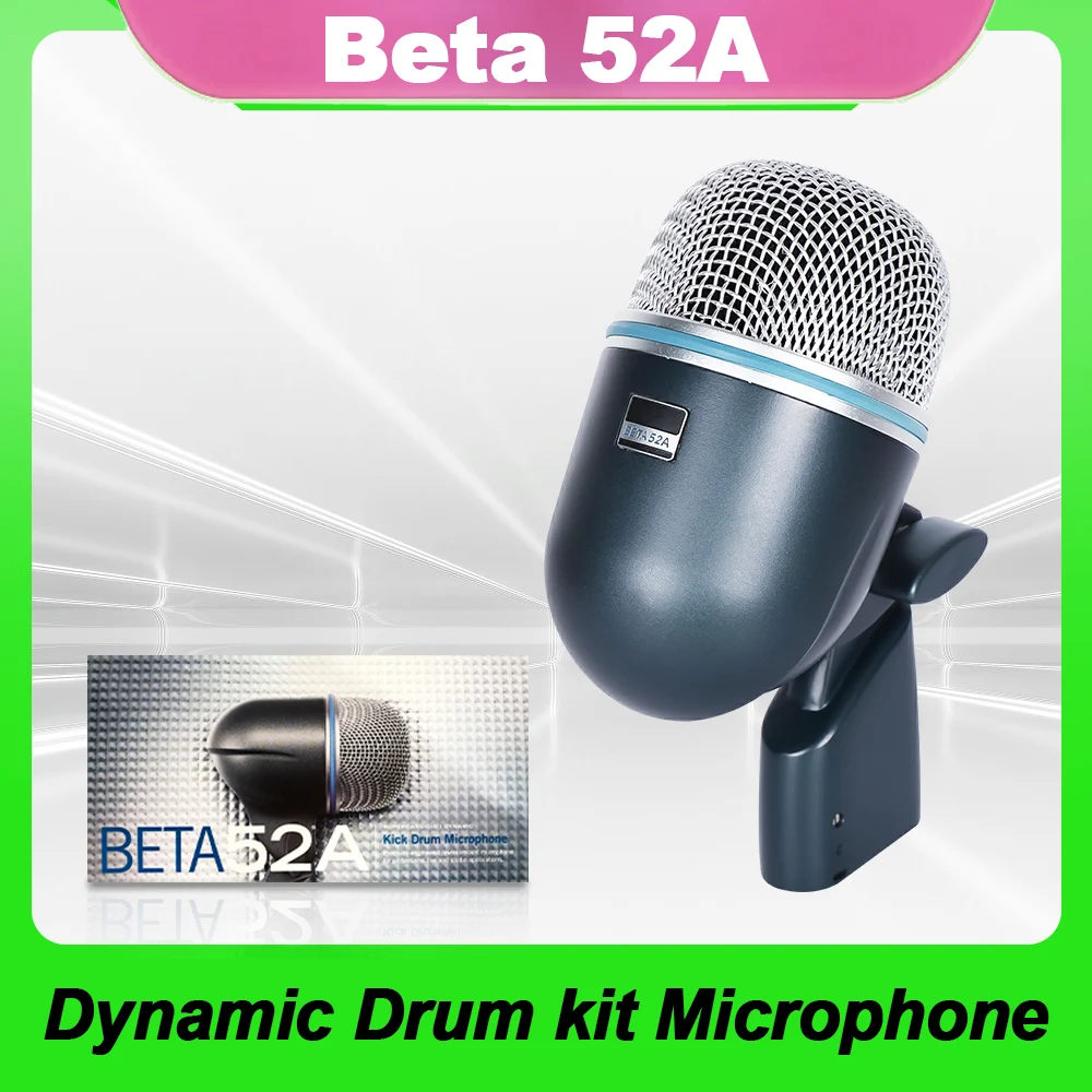 High quality BETA 52A drum microphone all metal ultra strong recording effect dedicated to bottom drum