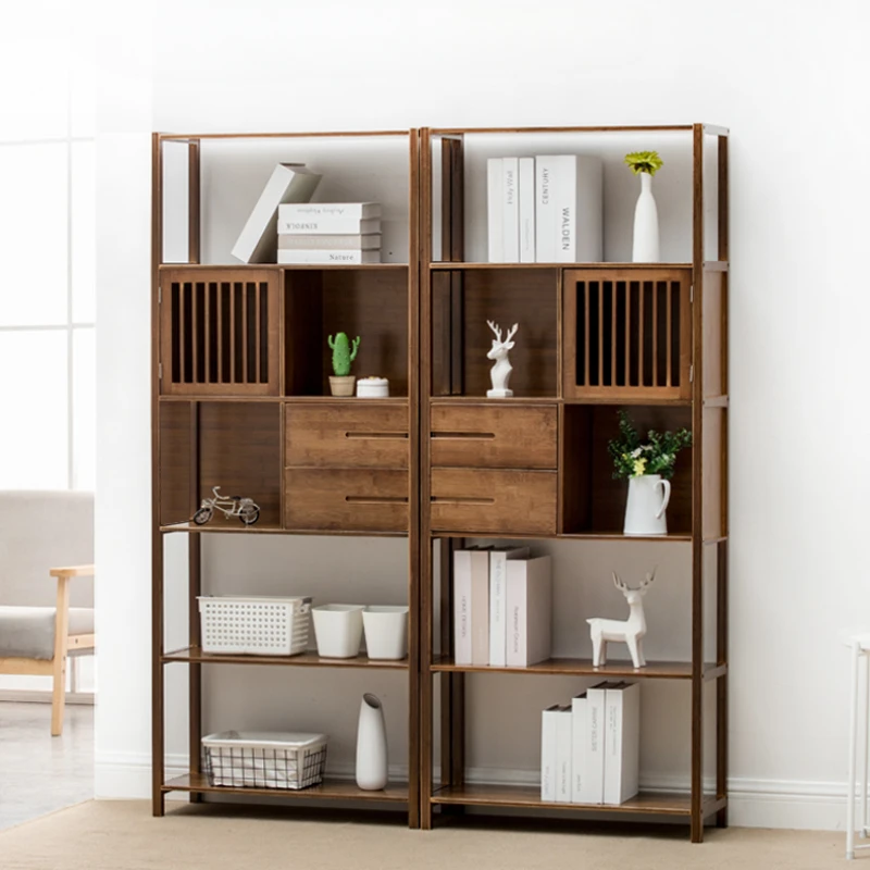 Cube Shelves Bookcases Organizer Storage Box Space Save Library Folding Iron Shelf Rack Veranda Removable Book Display Librero