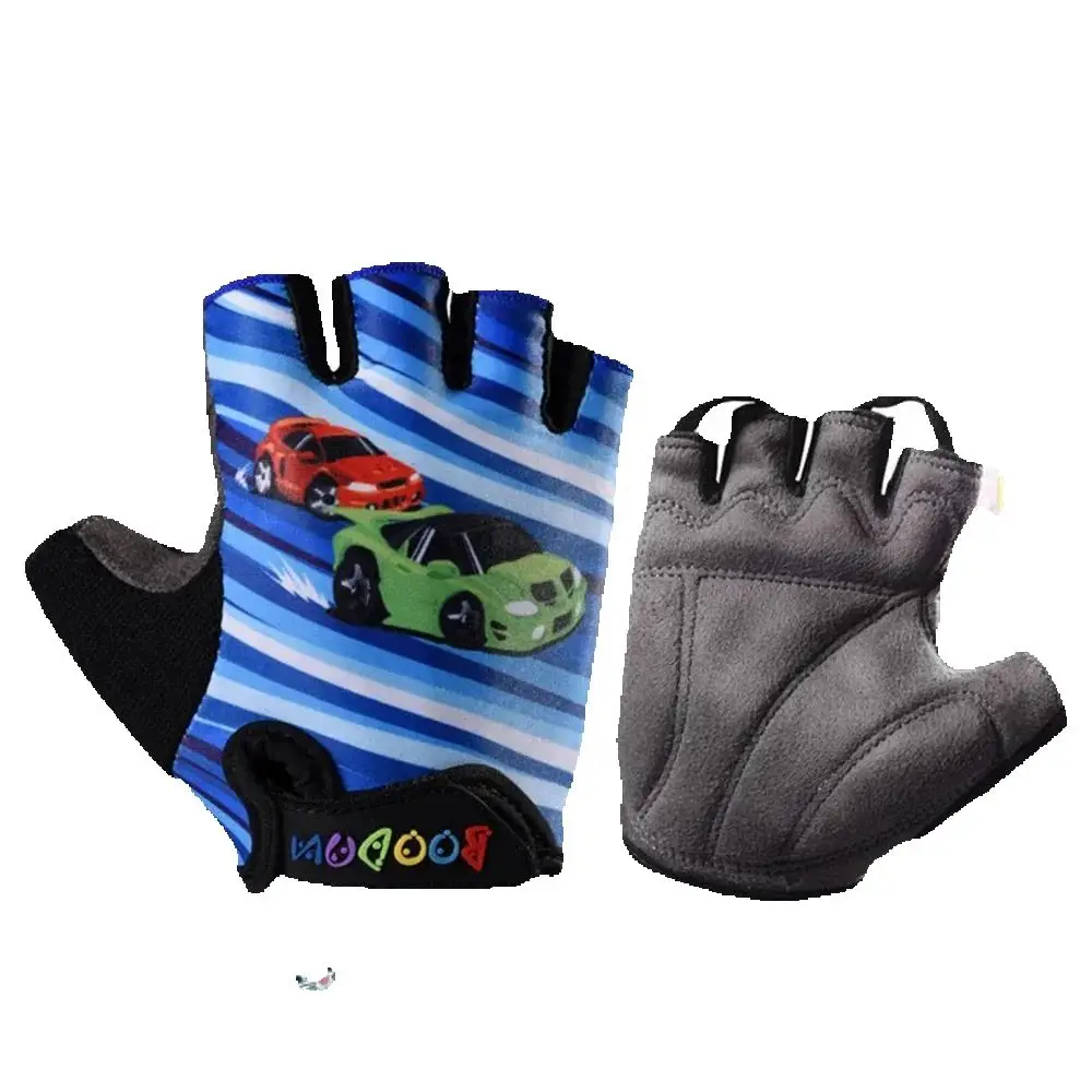 NEW Lycra Half-Finger Cycling Gloves for Kids, Children's Bike Gloves, Mountain Sports, Elderly, Boys, M-XL BD