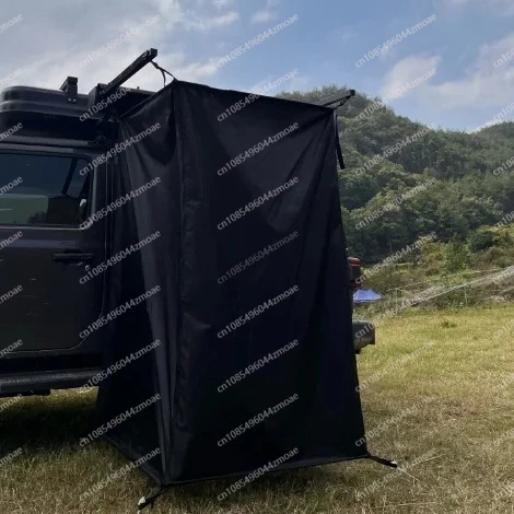 2 الحد الأدنى من موافقة في الهواء الطلق خيمة حمام جانبية للسيارة خيمة دش خيمة حمام السيارة قابلة للطي المحمولة التخييم المرحاض المحمول تغيير الملابس