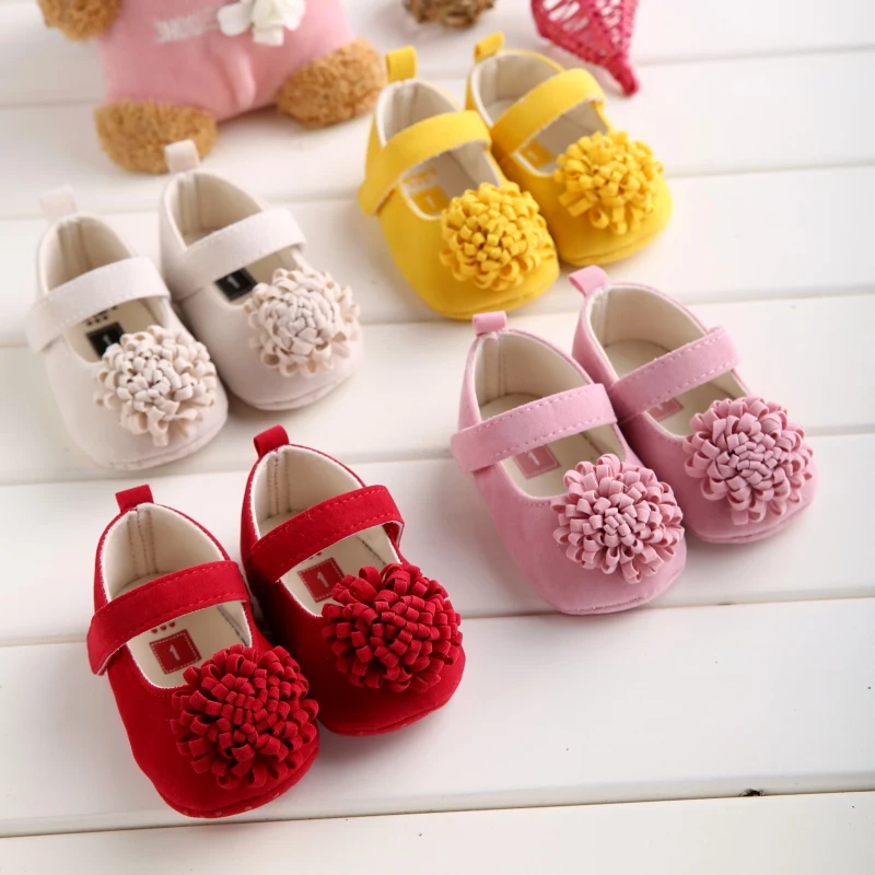 

Summer Baby Girls Retro Toddlers Prewalkers Flower Shoes Infant Soft Bottom First Walkers New Arrival 0-18M