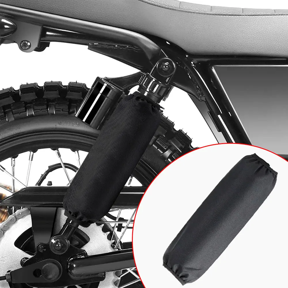 

2pcs Motorcycle Front Fork Protector Rear Shock Absorber Guard Wrap Cover Dust for All Dirt Pit Bike Motorbike ATV Quad Scooter