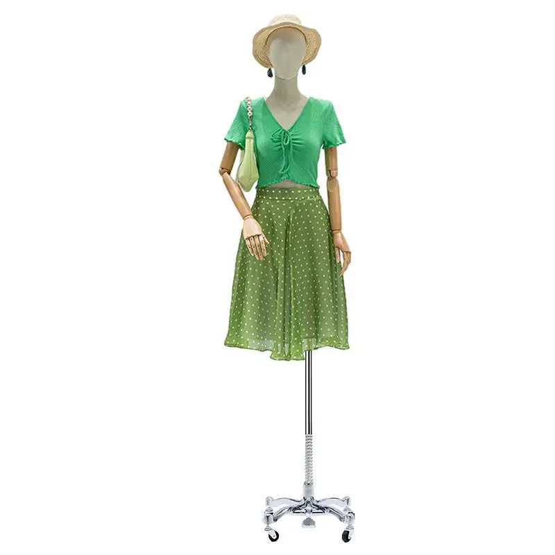 Mannequins Body Female Torso Adjustable Height Clothing Display Model With Movable Universal Wheels Dress Mannequin Torso