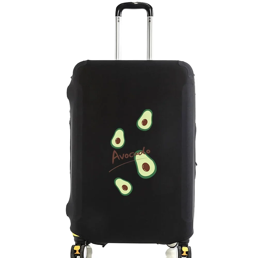 Luggage Protective Cover for 18 To 32 Inch Fashion Avocado Series Pattern Trolley Suitcase Elastic Bags Case Travel Accessories