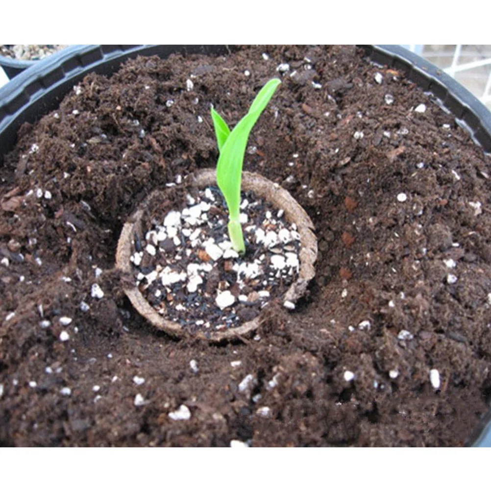 

100Pcs Durable Degradable Plant Cups Gardening Nursery Pots for Succulent Planting Transplanting Environmental Protection