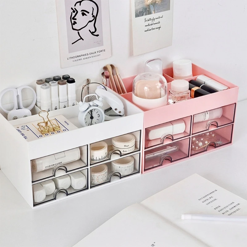 Boîte de rangement de maquillage, fournitures de bureau