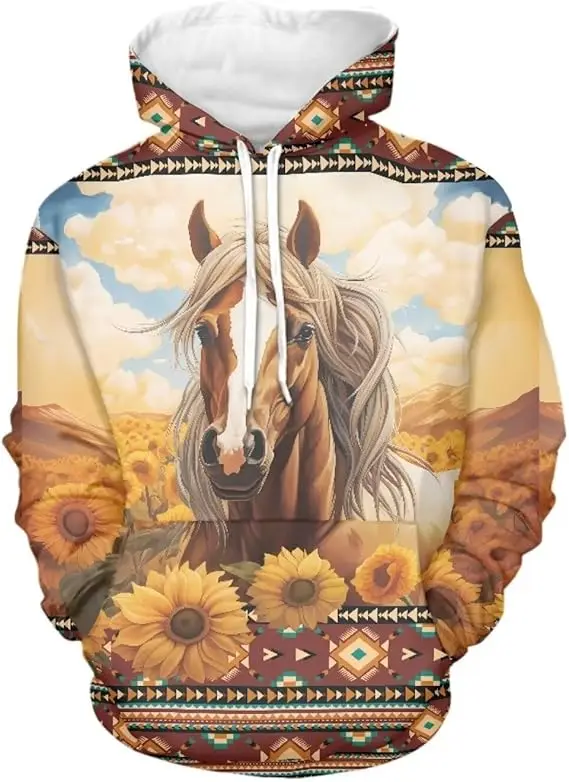 

Новые толстовки и свитшоты с 3D принтом лошади, пуловер унисекс для мужчин и женщин, спортивный костюм высокого качества, толстовка большого размера, спортивная мужская одежда