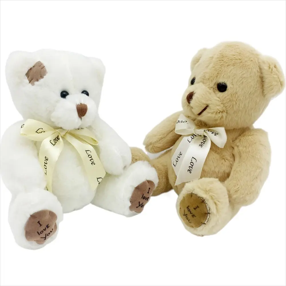 Bambini Ragazze Animali di peluche Peluche Patch Orso Giocattolo per bambini Bambola morbida Orso Peluche Cotone Orso di cartone animato Peluche Regalo di compleanno