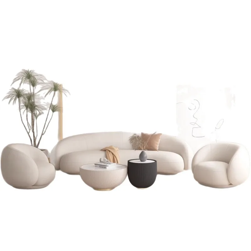 

style sofa small apartment, living room Nordic simplicity, clothing store leisure reception, beauty salon Internet celebrity