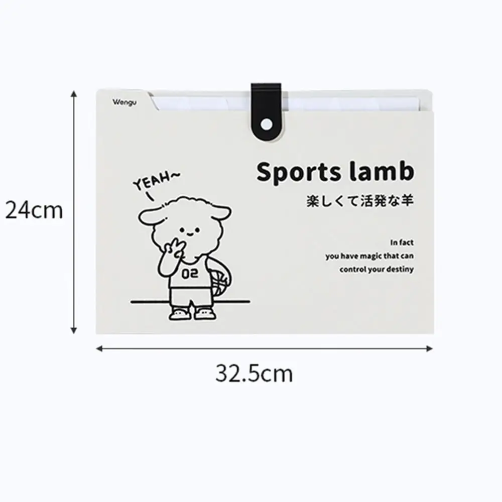 Fashion Multi-layer A4 Organ Bag Classified Papers Examination Paper File Folder Multifunction Durable Bill Bag Office