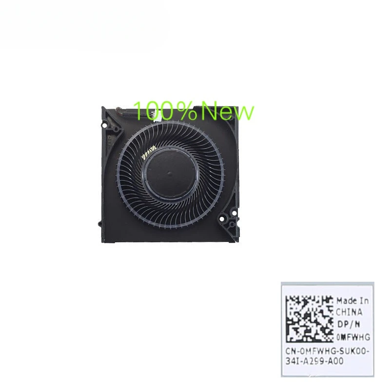 Laptop CPU Cooling Fan MG75090V1-C310-S9A DC5V 0.70A 4Pin For Dell Precision 7670 M7670 A5500 0MFWHG MFWHG