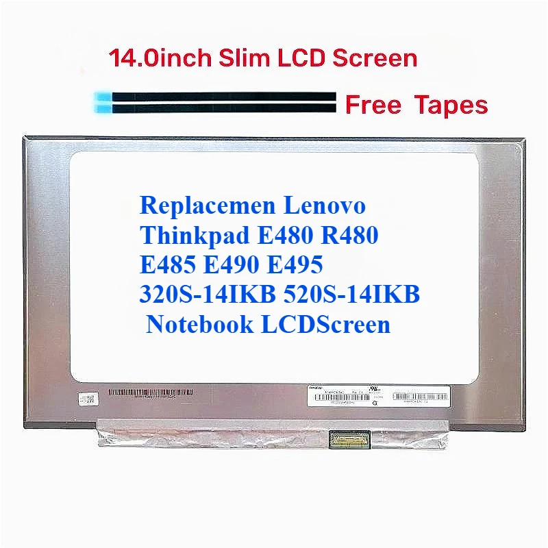 

Для Lenovo Thinkpad E480 R480 E485 E490 E495 320S-14IKB 520S-14IKB ЖК-экран