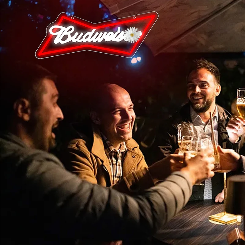 네온사인 벽 장식 LED 네온 조명 남성용 침실 바 비스트로 상점 파티 생일 선물 벽 예술 USB 전원