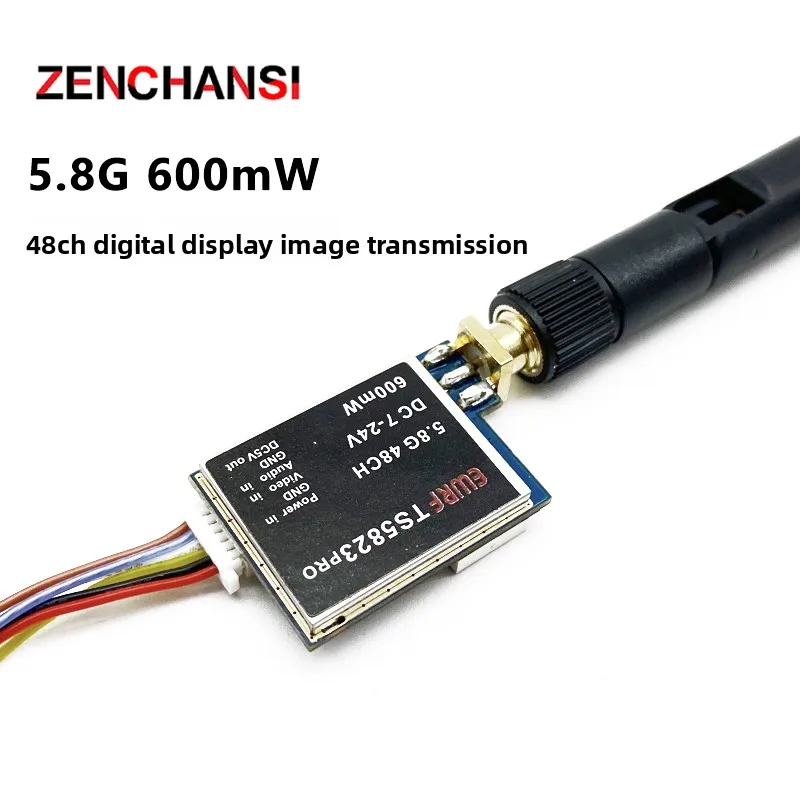 

EWRF TS23 600MW 5.8G Image Transmission Transmitter FPV Wireless Camera Suit Vehicle and Vessel Use Remote Receiving Accessories