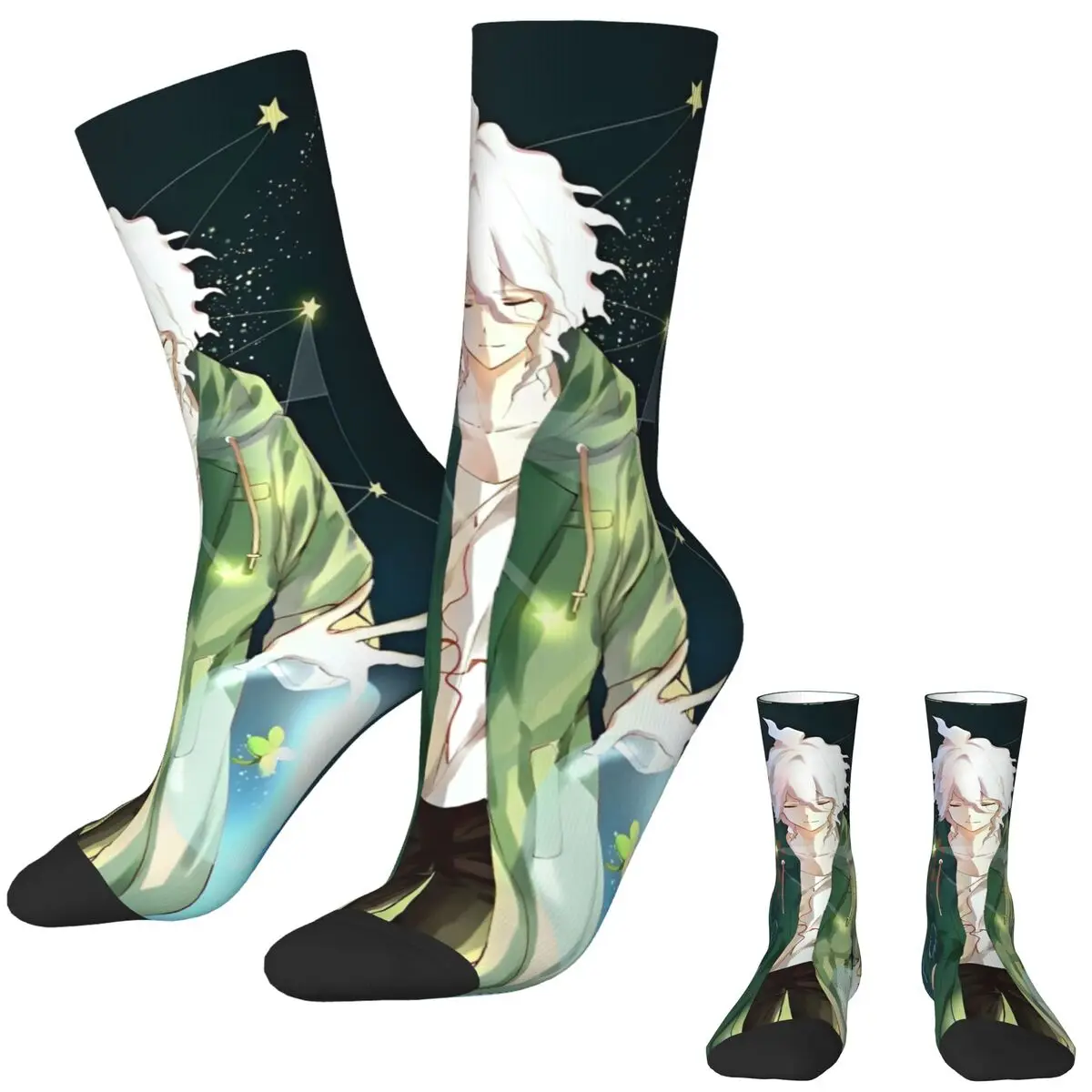 Nagito Komaeda Socks Fashion Stockings Winter Non-Slip Men Socks Soft Breathable Design Outdoor Sports Socks