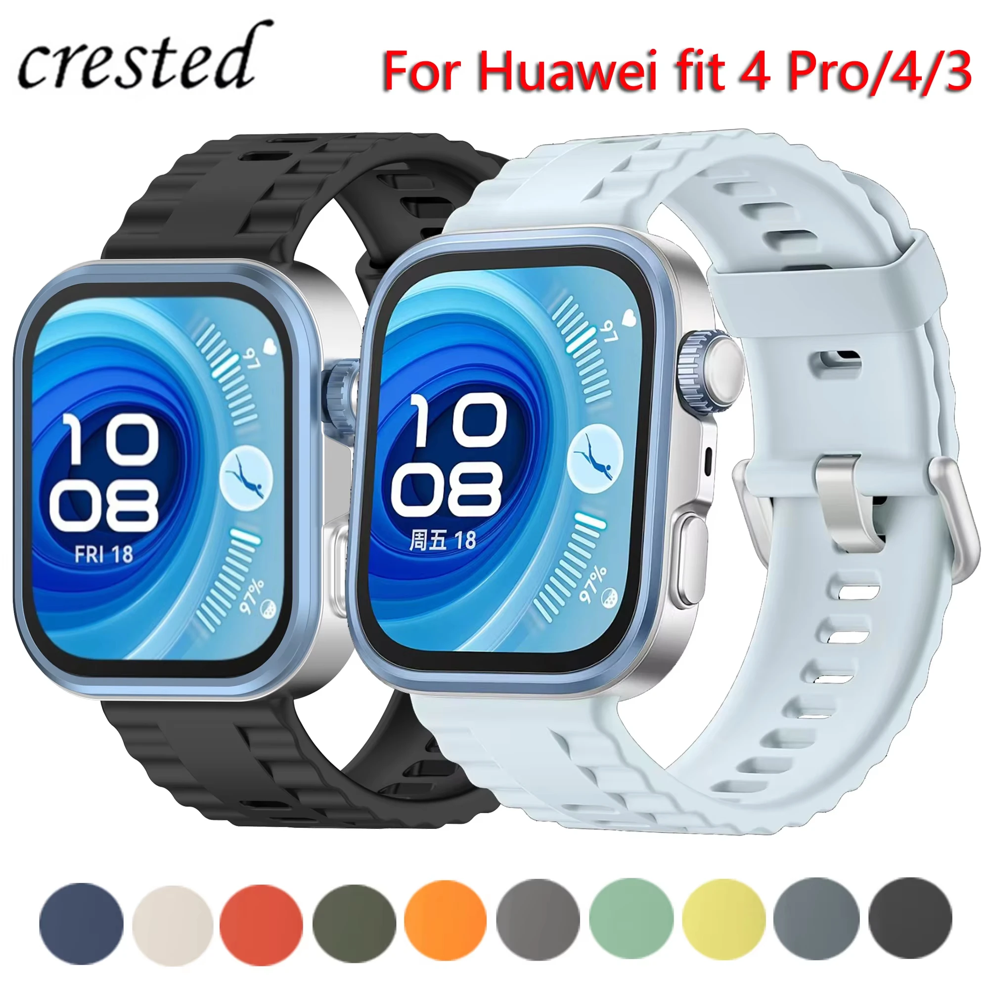 Bracelet de Sport d'origine pour Huawei montre Fit 4 Pro fit3 accessoires poignet remplacement Sport Correa Bracelet Huawei montre fit 4 bandes