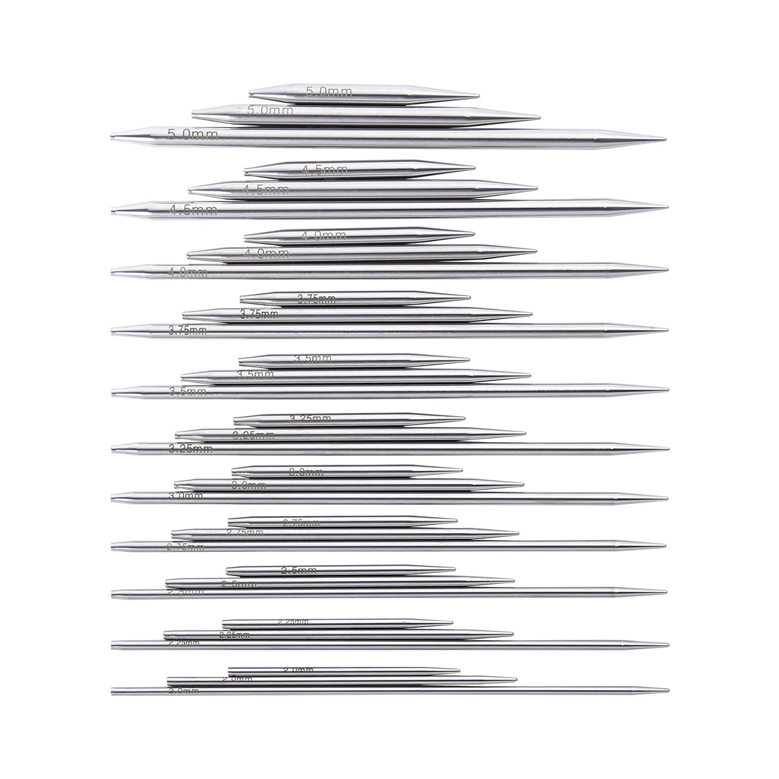

Removable Ring Knitwear Needle Accories Stainl Steel Knitting Needle Set for Sweater And Sos Handmade Weaving Tool Kit