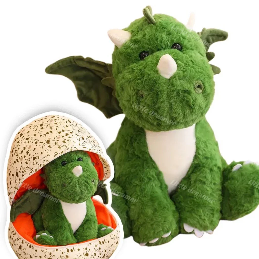 

Funny Lovely Fly Dinosaur Plush Toy Cute Dragon Egg Doll Stuffed Soft Animal Creative Pillow Cushion Baby Kids Appease Toy Gift