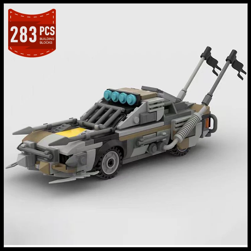 Moc-modelo de coche de músculos técnicos, vehículo de juego, campeón de velocidad, MOC-161369, juguetes de bloques de montaje, regalos de cumpleaños