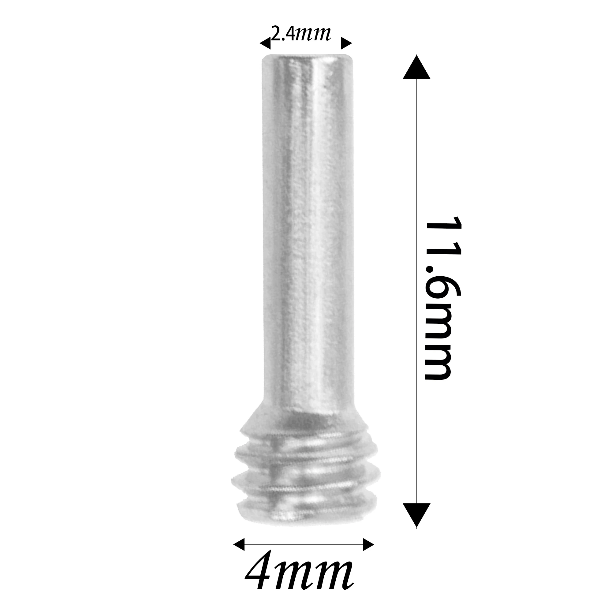 12Pack Hard Staal M3 M4 Aandrijfassen Schroef Pins voor Axiale SCX10 90046 Traxxas TRX-4 D90 Tamiya CC01 1/10 RC Crawler Auto