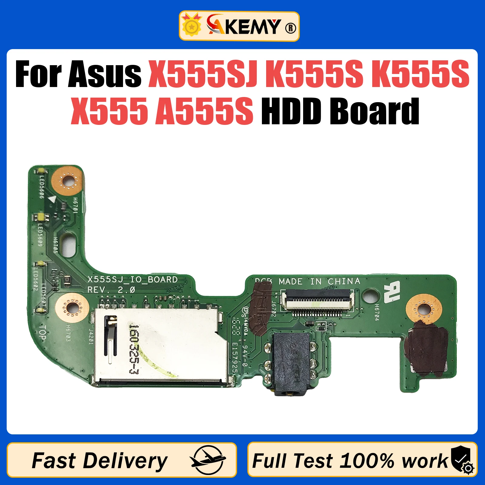 Original X555SJ para Asus X555SJ HDD board K555S K555S X555 A555S trabajo perfecto 100% probado