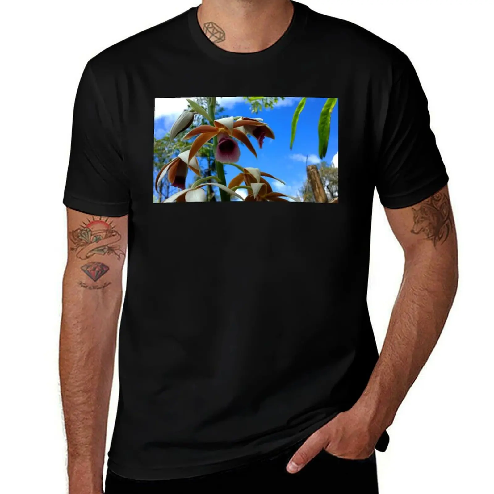 Wild Exotic Orchid T-Shirt Holiday Outdoor T-Shirt