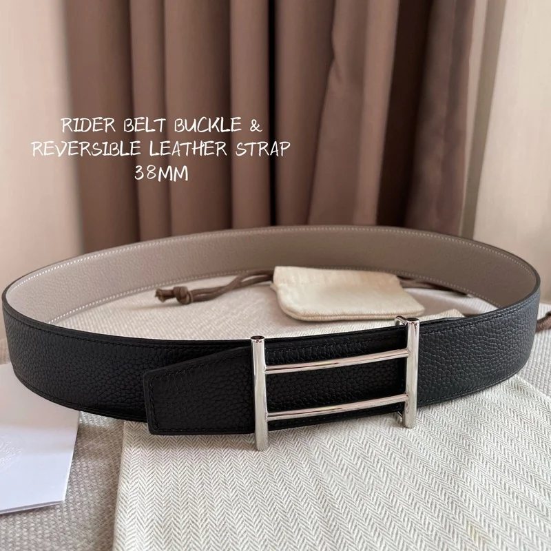 2026-new-men's-belt-genuine-leather-busin-casual-versatile-cowhide-jeans-belt-top-layer-cowhide-double-h-smooth-bule