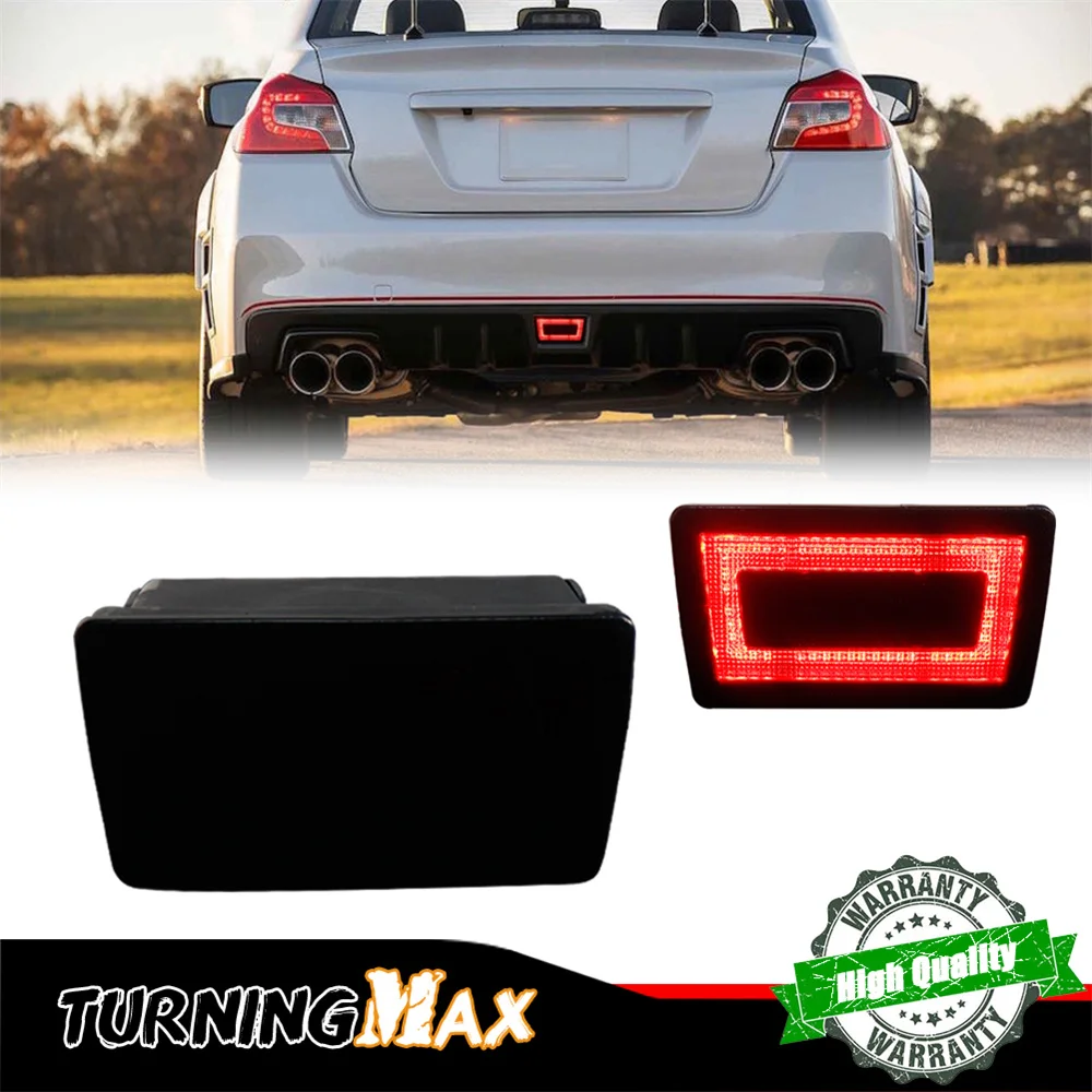 

1PC 3-in-1 Red LED Rear Fog Light Center Tail/Brake Light & White Backup Reverse Light For Subaru WRX/STI Impreza XV Crosstrek