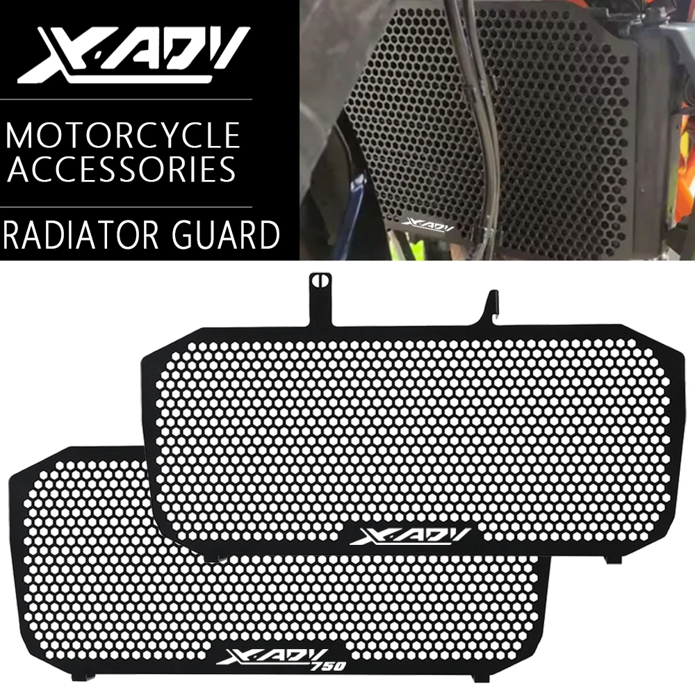 Motorcycle Accessories Radiator Water Cooler Grille Guard Cover Protector for Hodna XADV750 XADV 750 XADV X ADV X-ADV 2021-2026