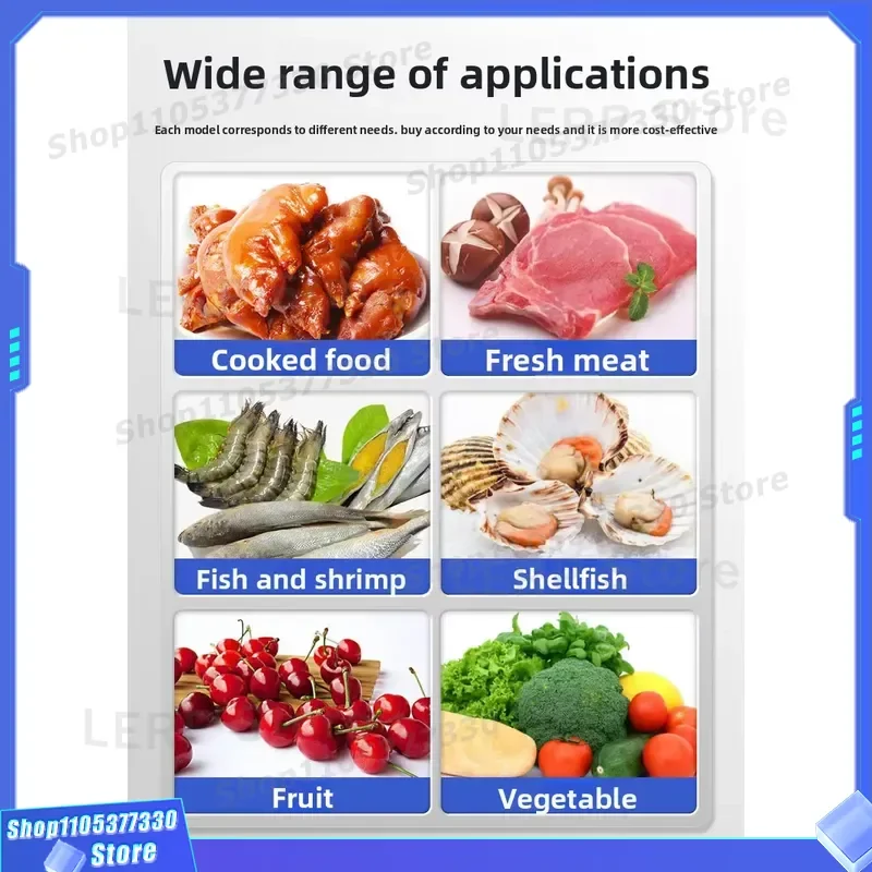 Automatic Vacuum Sealer Machine for Food Storage Fresh Keeping Portable Electric Packaging Device for Meat Fish Vegetables