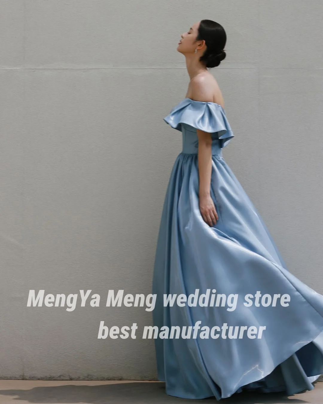 ZHUISHU 맞춤형 우아한 연인 웨딩 드레스 한국 사진 촬영 드레스 코르셋 뒤 바닥 길이 신부 가운 한국 웨딩 드레스 2025