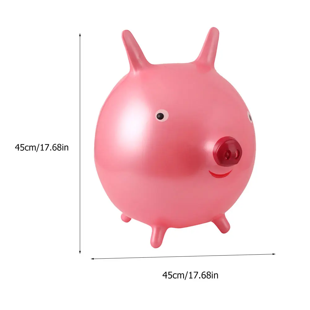 Palla che rimbalza Giocattolo per bambini Premium Cartoon PVC Festa di compleanno Asilo Divertimento Sano Resistenza Equilibrio Coordinazione