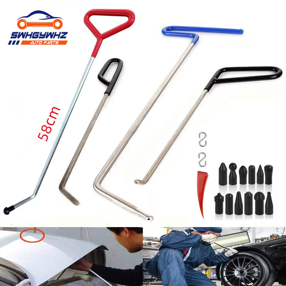 Car Repair Tools Paintless Dent Removal Tools Kits Rods Tools Dent Repair Kit with Replaceable Repair Head