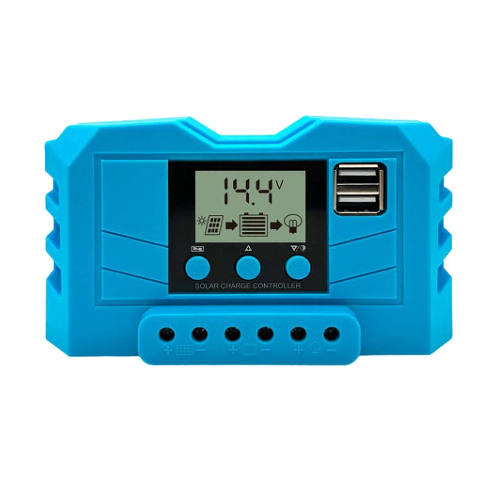 

Solar Charge Controller Controller Charge Controller A A A Battery Blue Charge Controller LCD Display Solar Panel
