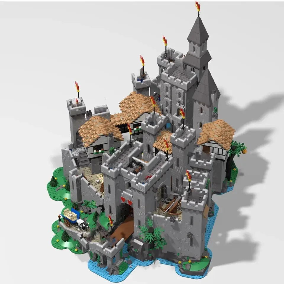 MOC building blocks elongated castle model building series educational creative collection toys and gifts 12988PCS