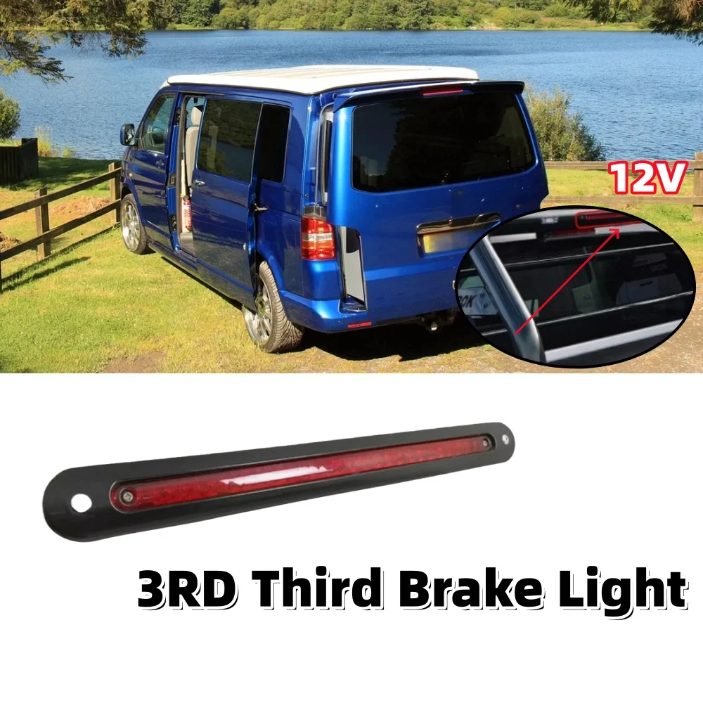 

Универсальный светодиодный третий стоп-сигнал для автомобиля, 12В, задний, верхний, дополнительный стоп-сигнал, аксессуары для VW