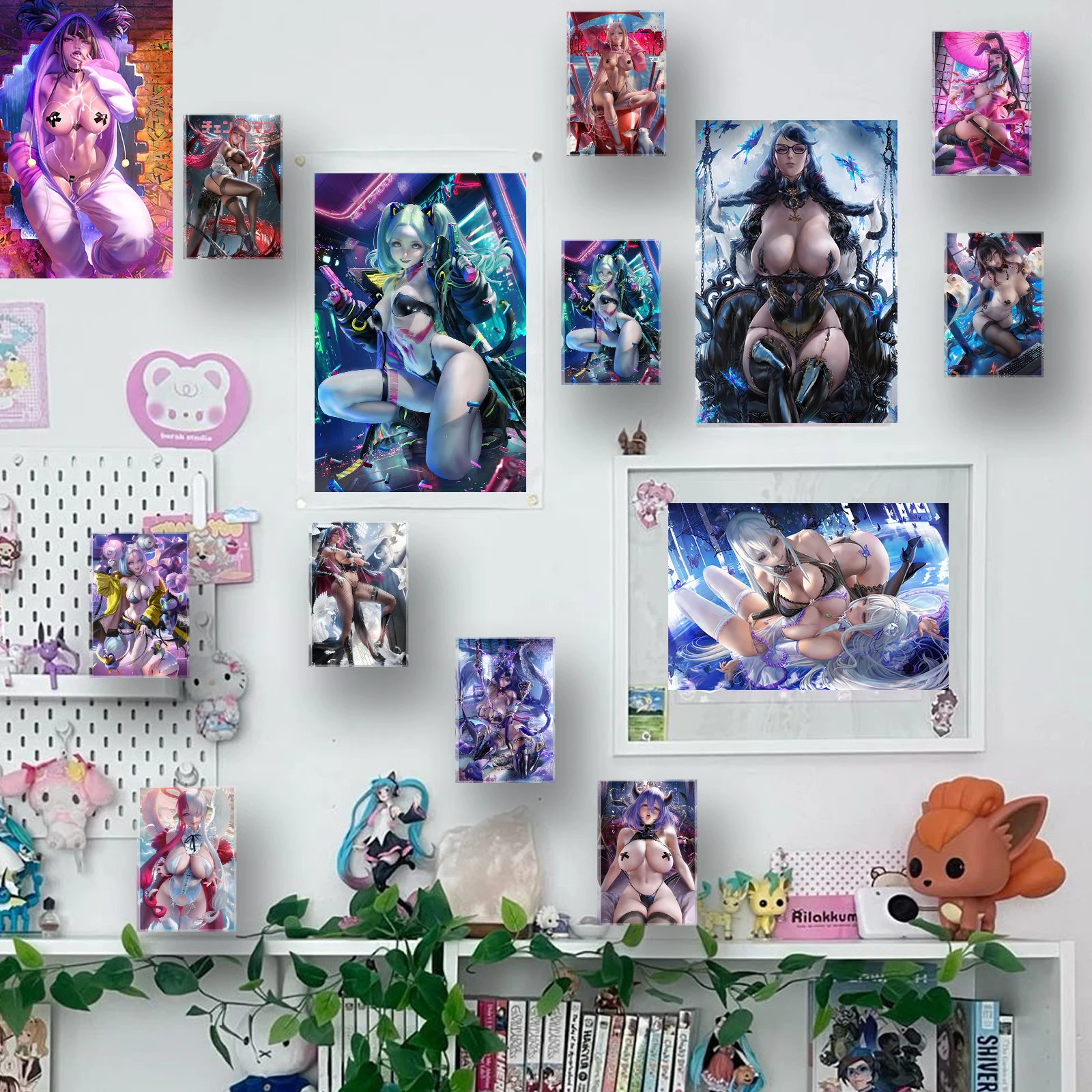 ريبيكا سايبربانك Edgerunners مثير Waifu كتلة أكريليك ، حامل فني لفتاة أنيمي ، هدية ديكور مكتب مخصص ، طوب مقتني قابل للجمع #6