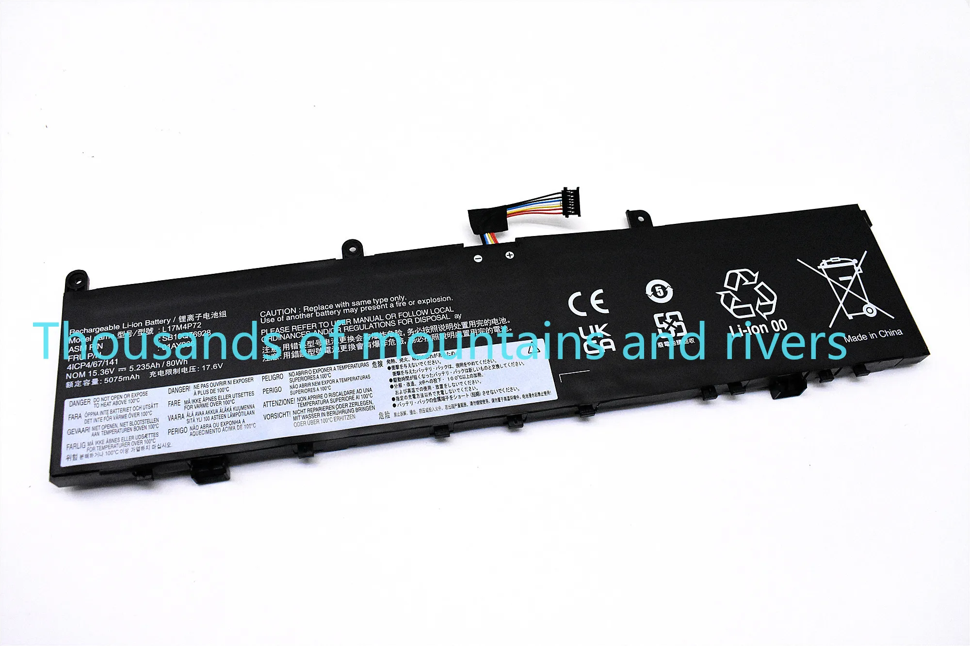 

L17M4P72 L17C4P72 01AY969 Laptop Battery for Lenovo ThinkPad P1 X1 Extreme 2018 2019 SB10S57317 SB10Q76929 GEN220QT