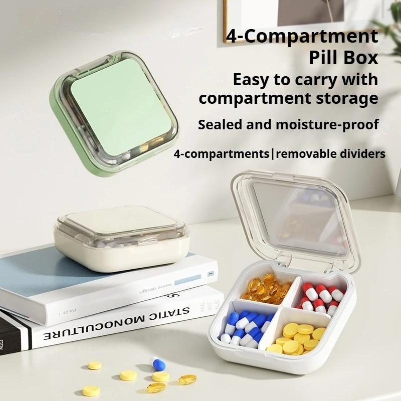 

Органайзер для хранения лекарств, многофункциональная качественная аптечка, удобный для переноски на открытом воздухе, пылезащитные чехлы для таблеток