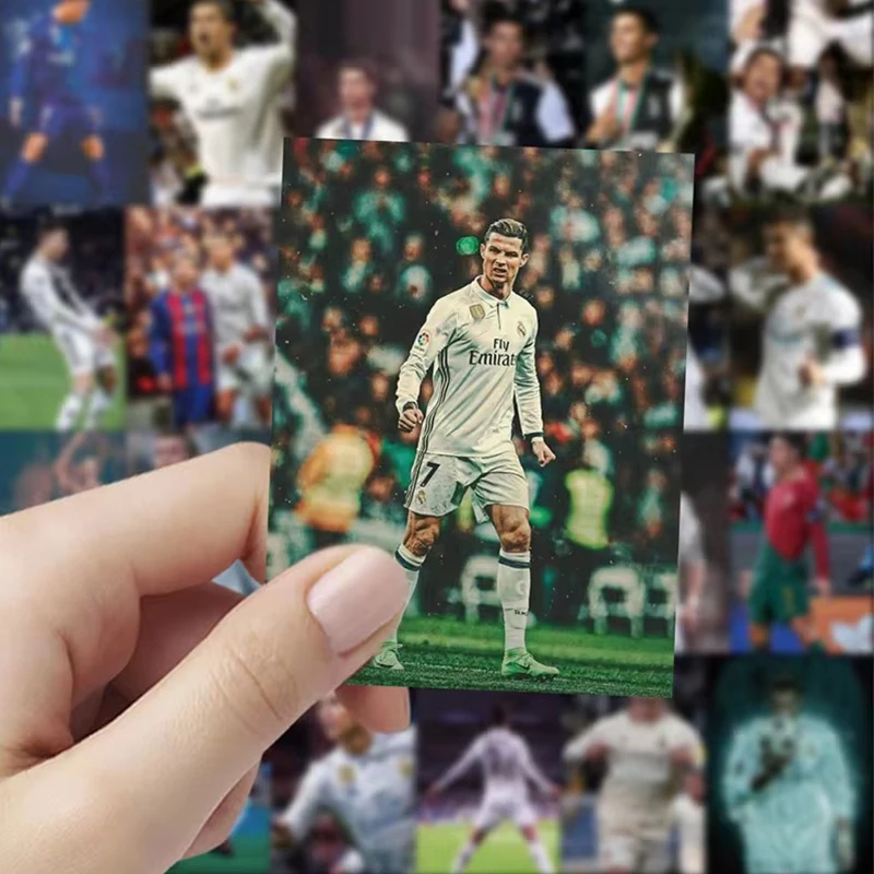 60PCS Cristiano Ronaldo Graffiti Stickers Football Star Sportsman Poster Image Phone/Water Cup Party Decoration Sticker