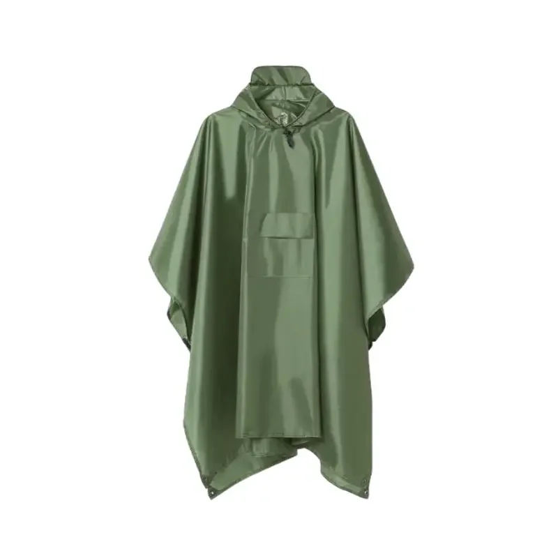 

raincoat cape poncho for adults outdoor hiking multi-functional portable