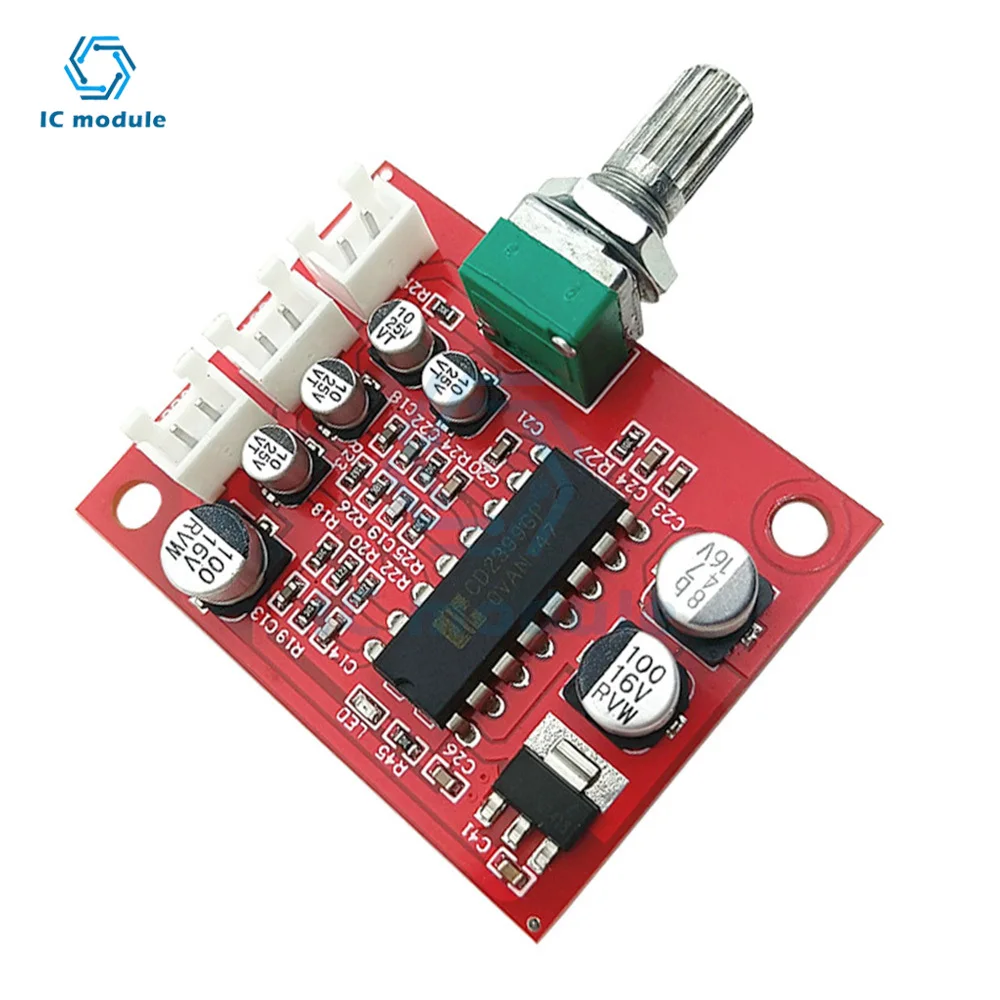 DC5-15V CD2399 PT2399 Microphone Reverb Plate Reverberation Board No Preamplifier Function Module