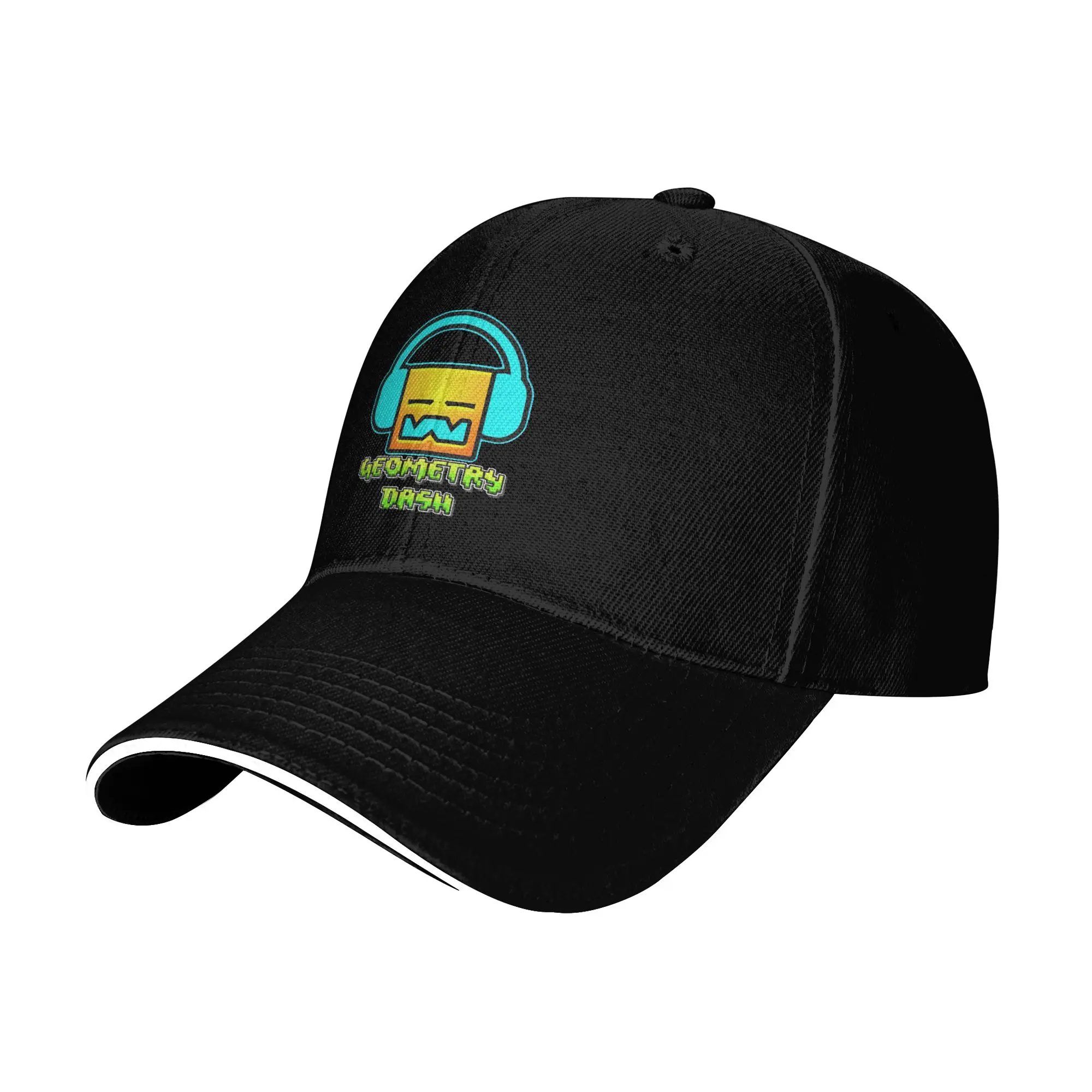Geometry Cube Gaming Dash Baseball Cap Hip Hop  Sandwich Hats for Men Women Breathable Headwear Workouts