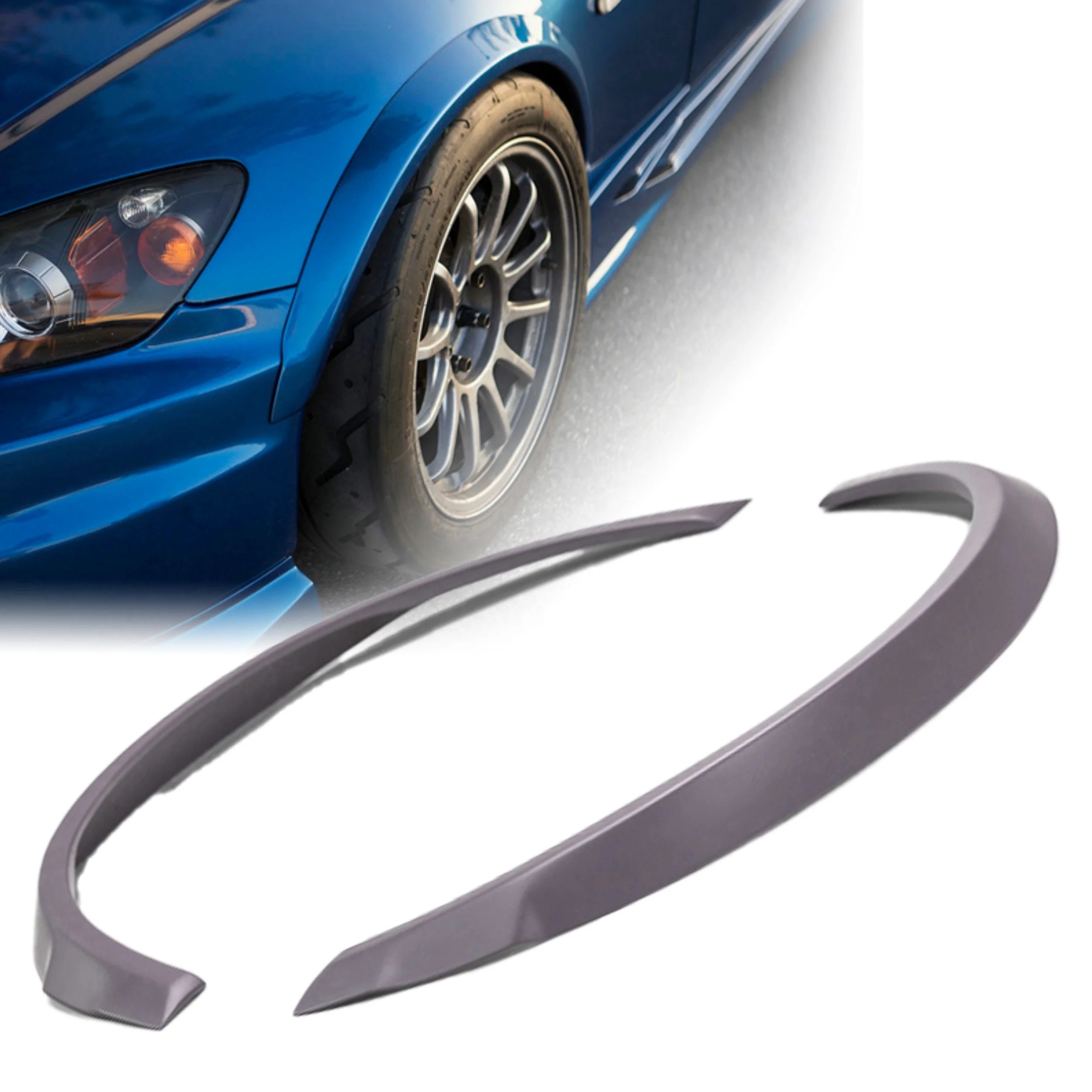

Applicable toNew Arrival Front Wheel Arches 2Pcs Fiber Glass Style for Honda S2000 AP1 AP2 VTX Exterior Accessories