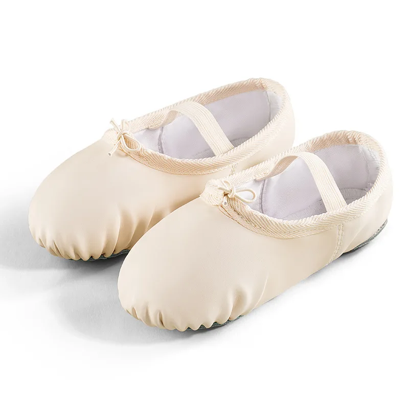 customized Children's ballet dance shoes with soft sole PU adult women's yoga practice body cat claw ballerina shoes girls tutu