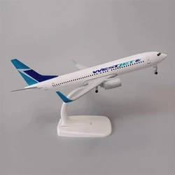 Nuovo 20cm lega di metallo CANADA Air WESTJET WEST JET Airlines Boeing 737 B737 Airways Diecast modello di aereo aereo aereo