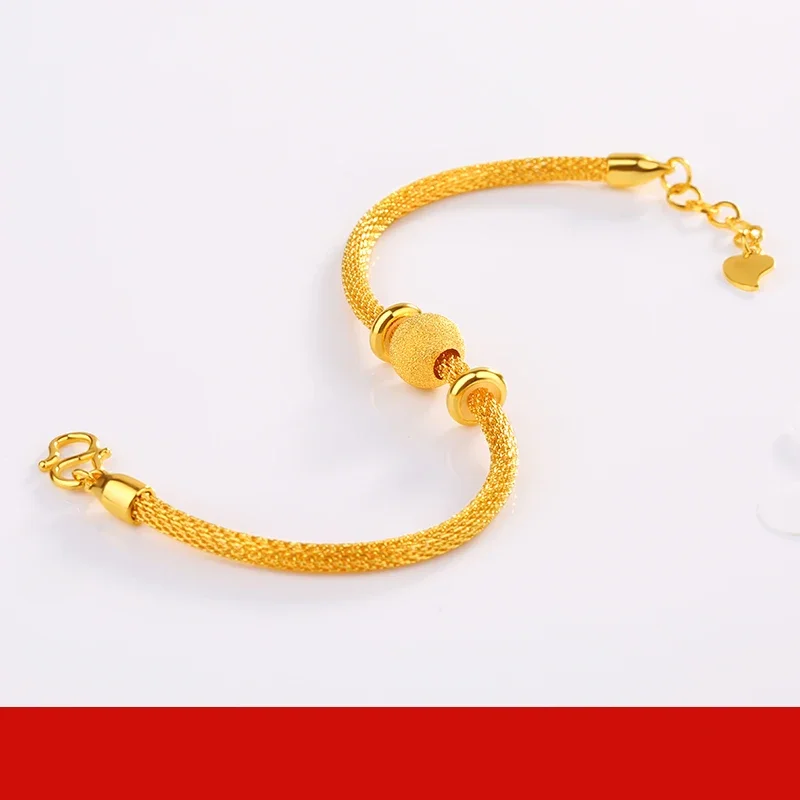 24K Pure Gold Bracelet Real 999 Solid Gold Bangle Upscale Beautiful Butterfly  Trendy Classic Jewelry Hot Sell New 2025