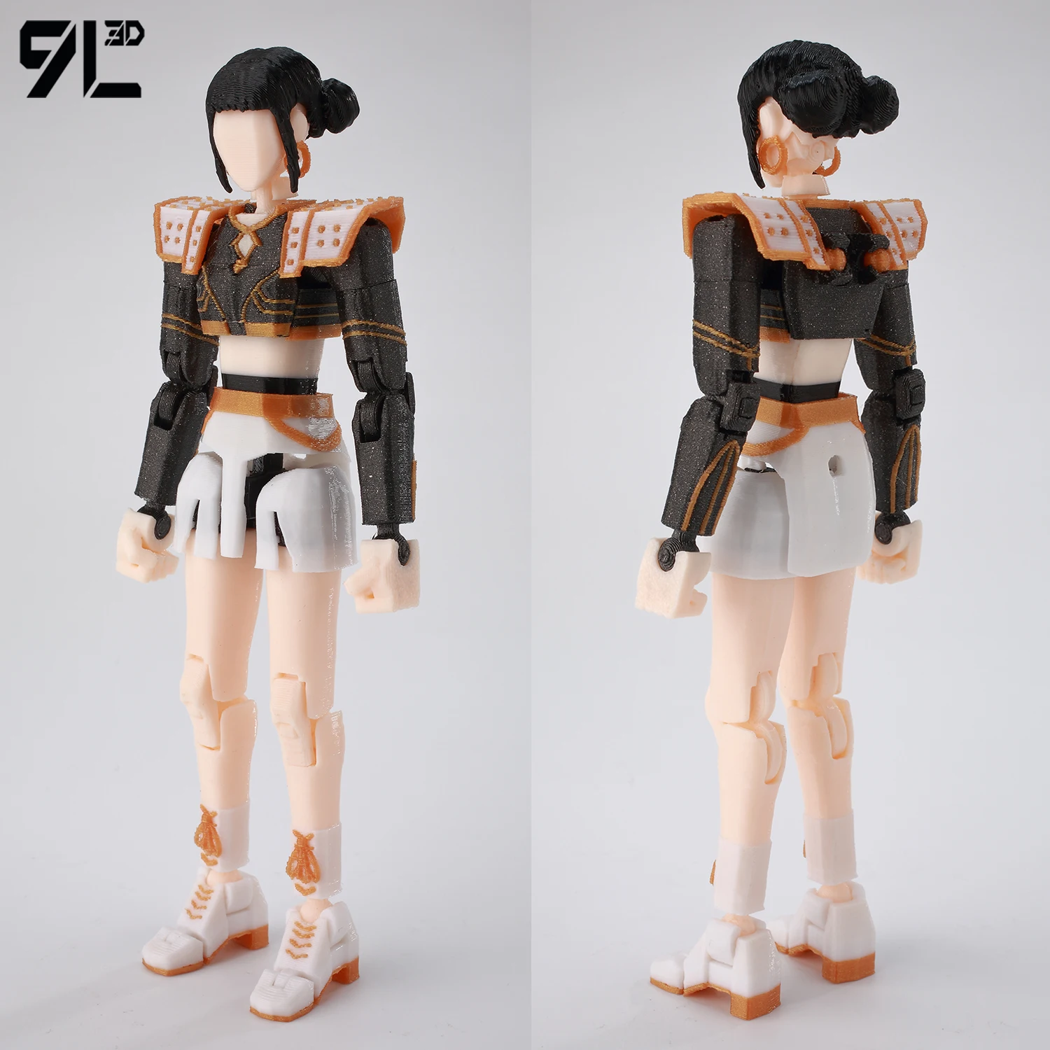 9L3D Printe Games  Series Lucky13 Dummy13 Anime Girl Figure Model Movable Joints Collectible Desktop Decoration Model Toys Gifts - view 4
