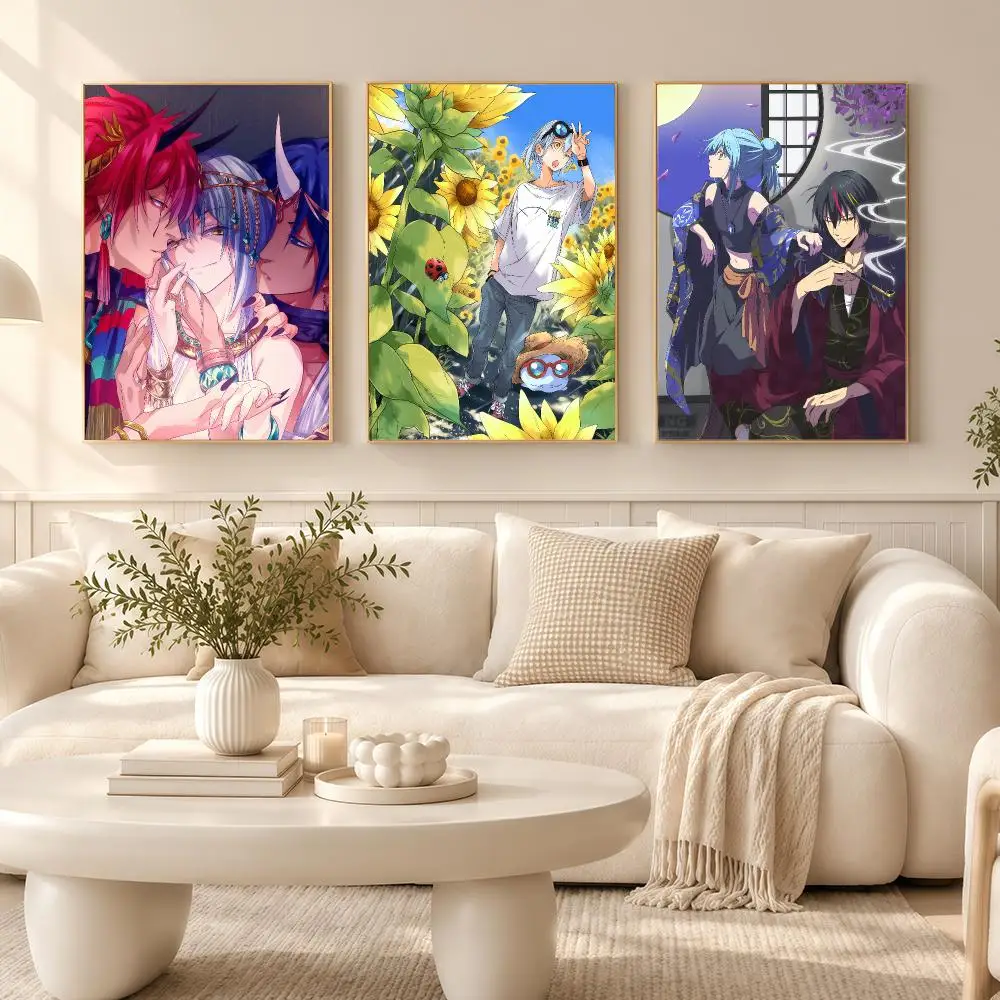 Anime That Time I Got Reincarnated As A Slime Poster Wall Art Print Decorative Mural Home Decor Gift Unframed